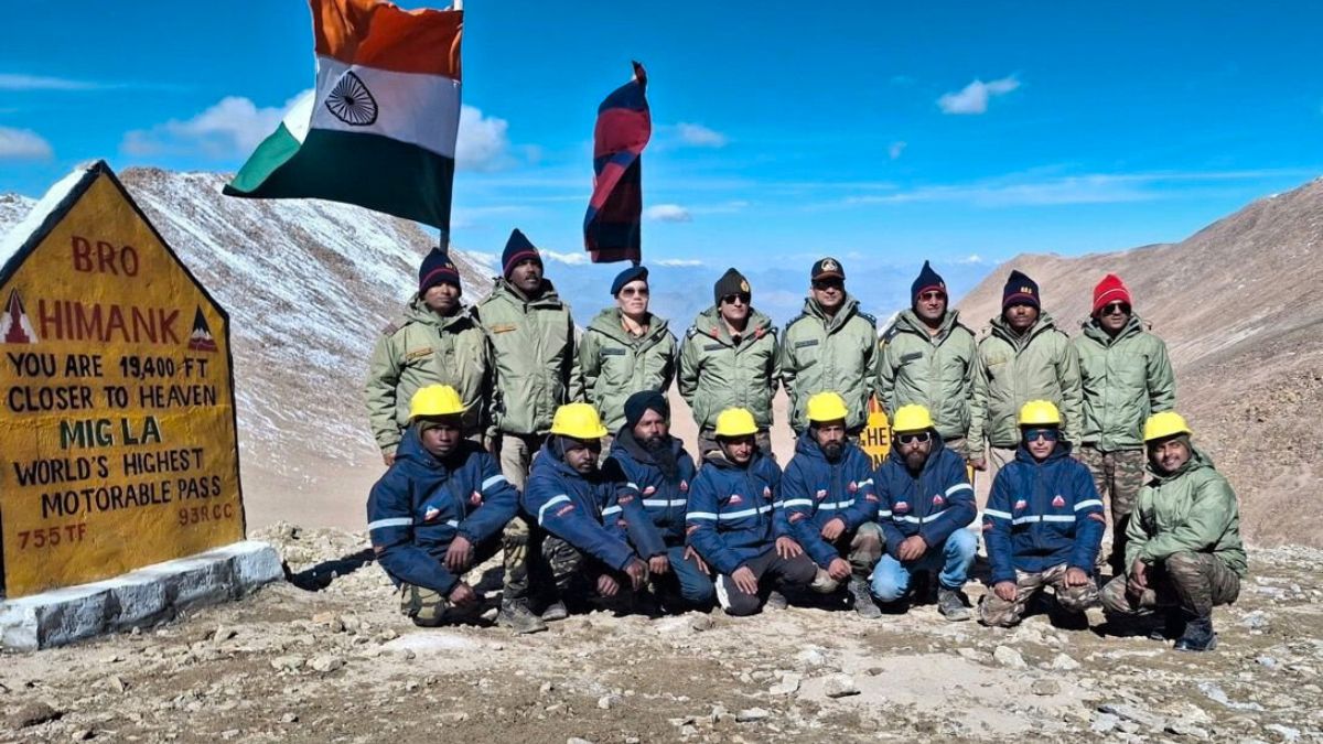 BRO opens new worlds's highest motorabel road namley Mig La Pass